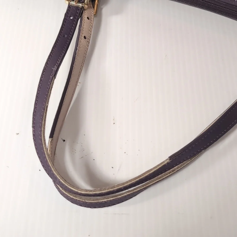 Tory Burch Elegant Purple Tote Bag
